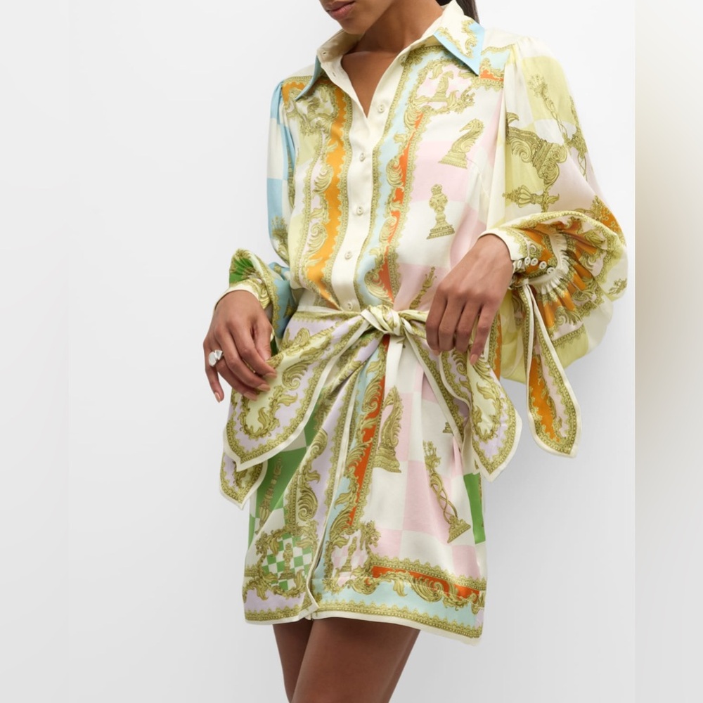 Elegant Multicolor Mini Dress